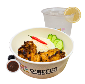 Chicken Asado Meal with Lemonade